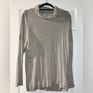 L ralph lauren taupe scoop neck lightweight sweater